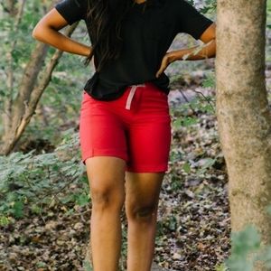 New Without tags Zyia Red Not Just a Trail short size large